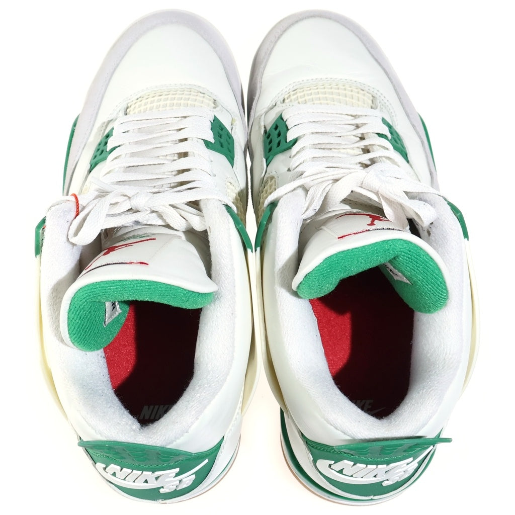 NIKE(ナイキ) AIR JORDAN 4 RETRO SP PINE GREEN エアジョーダン4 レトロ パイングリーン ハイカットスニーカー ホワイト/グリーン US10/28cm DR5415-103