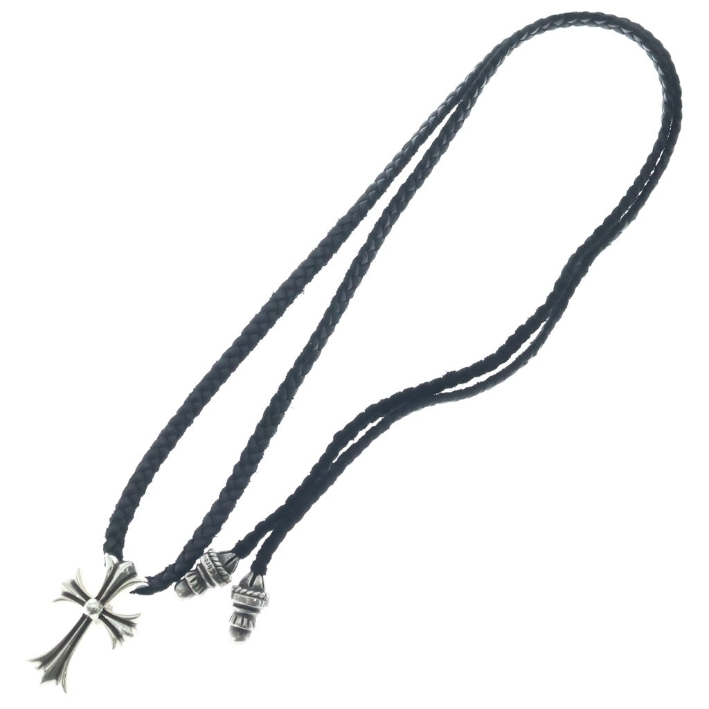 CHROME HEARTS(クロムハーツ) CH CRS SMLスモールCHクロス BC ボロチップブレイド ネックレス シルバー BCA220