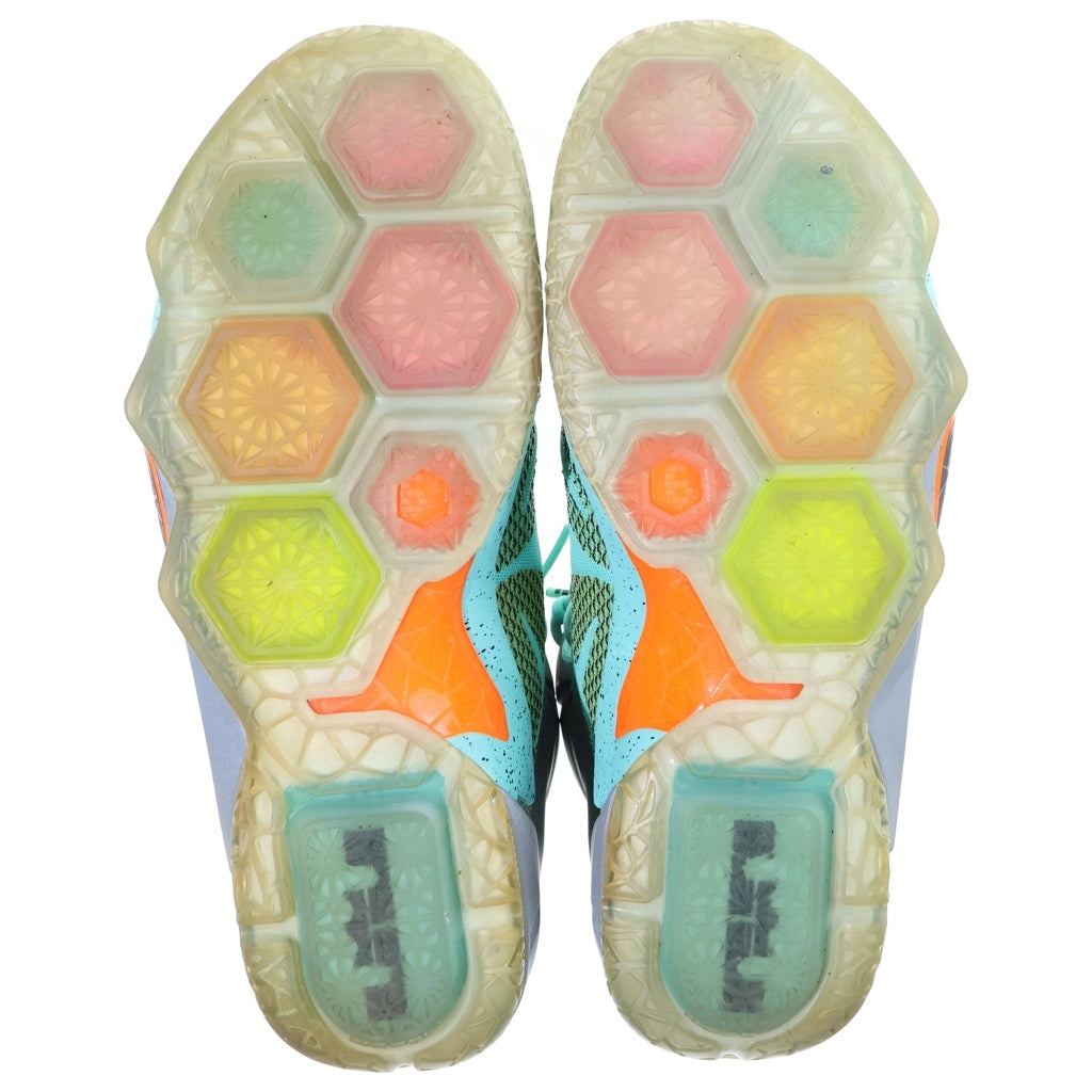 NIKE(ナイキ) LEBRON XII 684593-301 レブロン 12 ミドルカットスニーカー グリーン/グレー US12/30cm