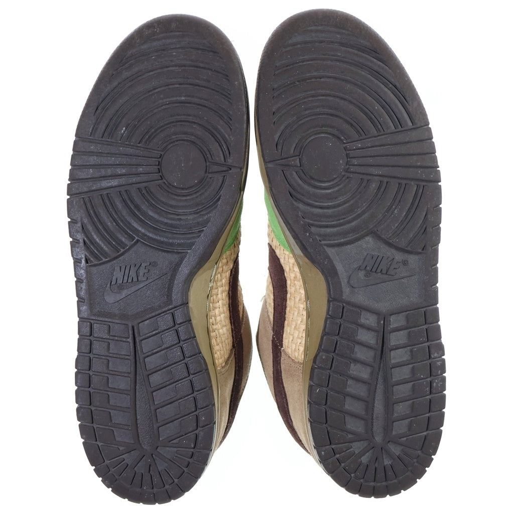 NIKE(ナイキ) 【観賞用 2004年製】 ×KICKS HI DUNK LOW ALOHA キックス ハイ ダンク アロハ ローカットスニーカー ブラウン/グリーン US11/29cm 310661-221