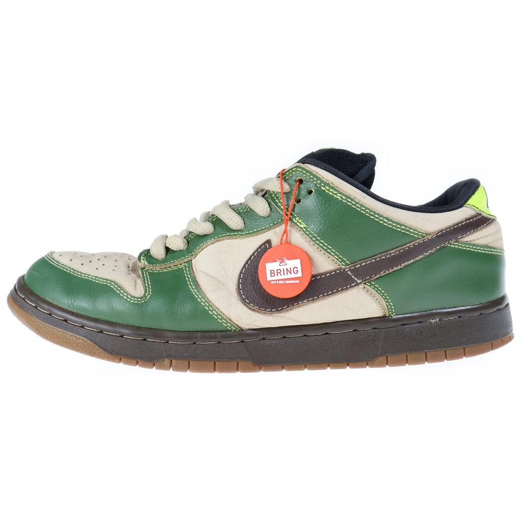 NIKE(ナイキ) 【鑑賞用2004年製】 Dunk Low Jedi SB ダンク ロー ジェダイ グリーン/ブラウン US12/30.0cm 304292-222
