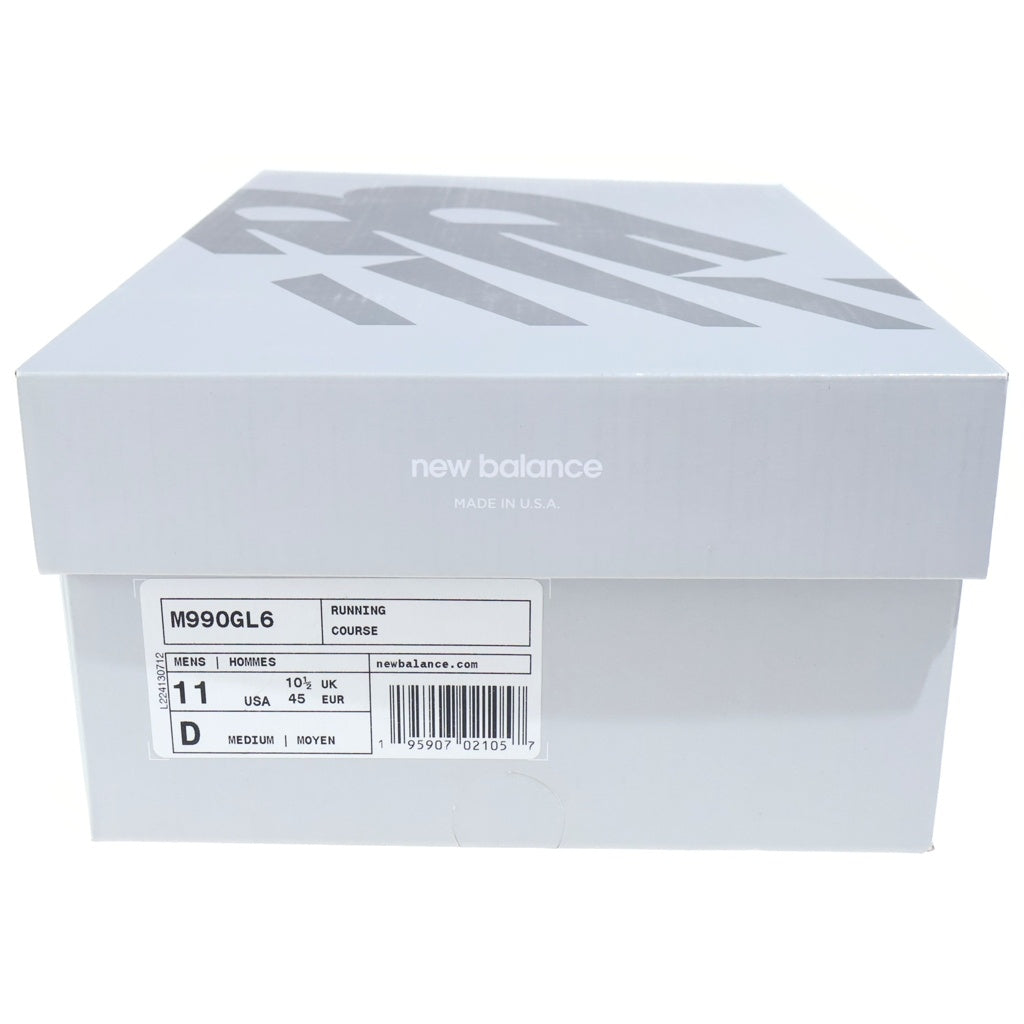 New Balance(ニューバランス) M990GL6 990V6 GRAY ローカットスニーカー グレー US11/29.0cm