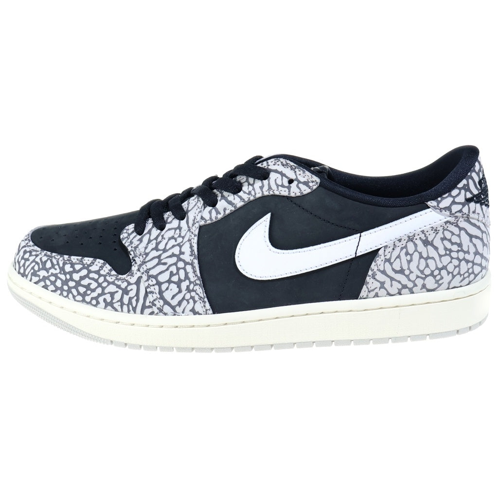 NIKE(ナイキ) AIR JORDAN 1 RETRO LOW OG BLACK CEMENT CZ0790-001 エアジョーダン1 レトロ ブラックセメント ローカットスニーカー グレー/ブラック US12/30.0cm