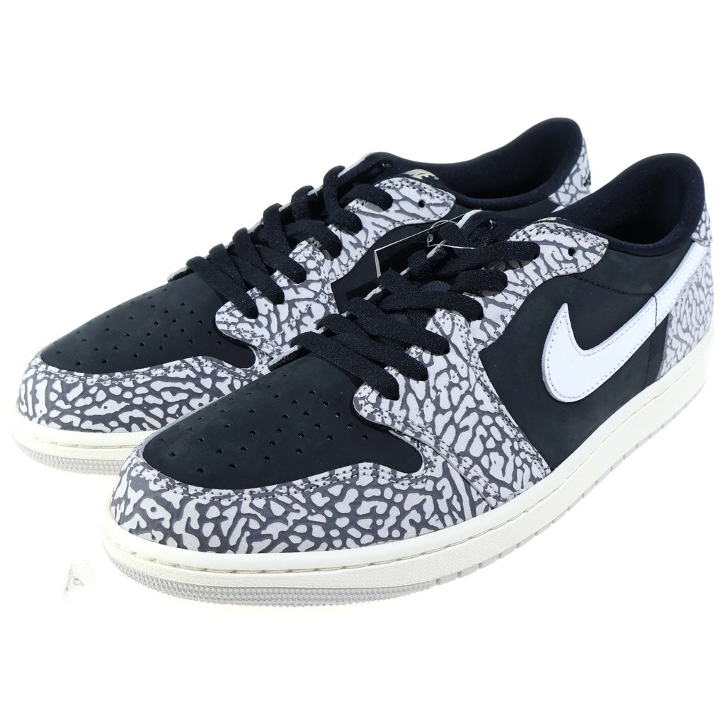 NIKE(ナイキ) AIR JORDAN 1 RETRO LOW OG BLACK CEMENT CZ0790-001 エアジョーダン1 レトロ ブラックセメント ローカットスニーカー グレー/ブラック US12/30.0cm