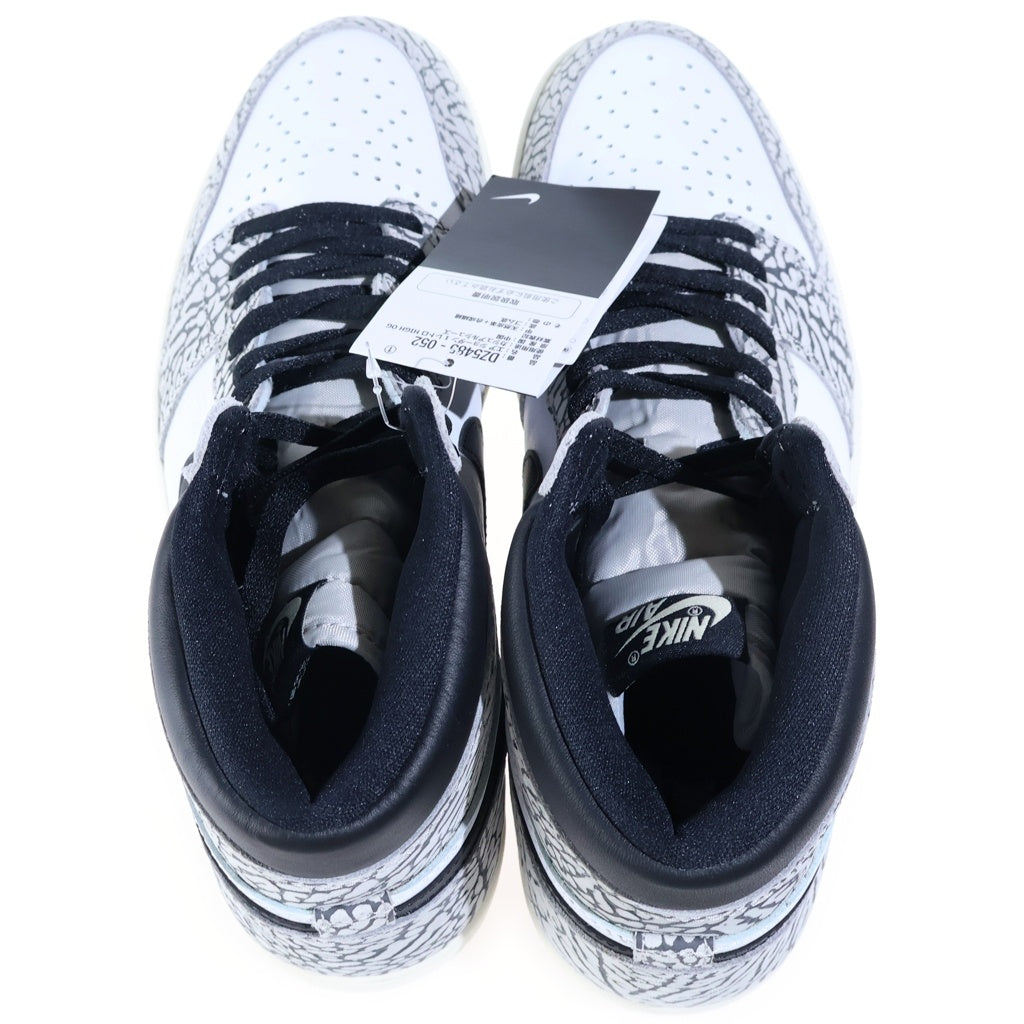 NIKE(ナイキ) AIR JORDAN 1 RETRO HIGH OG WHITE CEMENT ELEPHANT DZ5485-052 エアジョーダン1 ホワイトセメント ハイカットスニーカー ホワイト/グレー US12/30.0cm