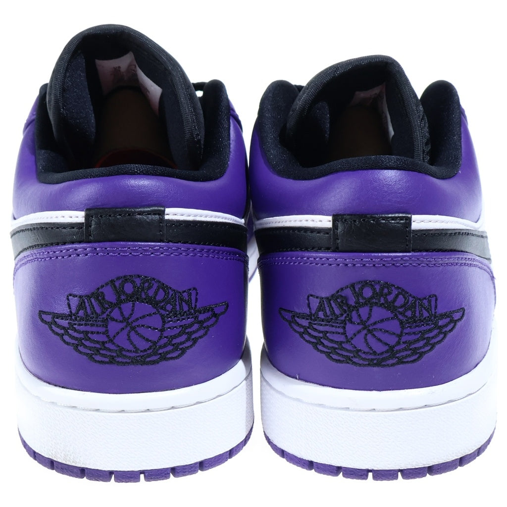NIKE(ナイキ) AIR JORDAN LOW COURT PURPLE 553558-500 エアジョーダン 1 コートパープル ローカットスニーカー ホワイト/パープル US12/30cm