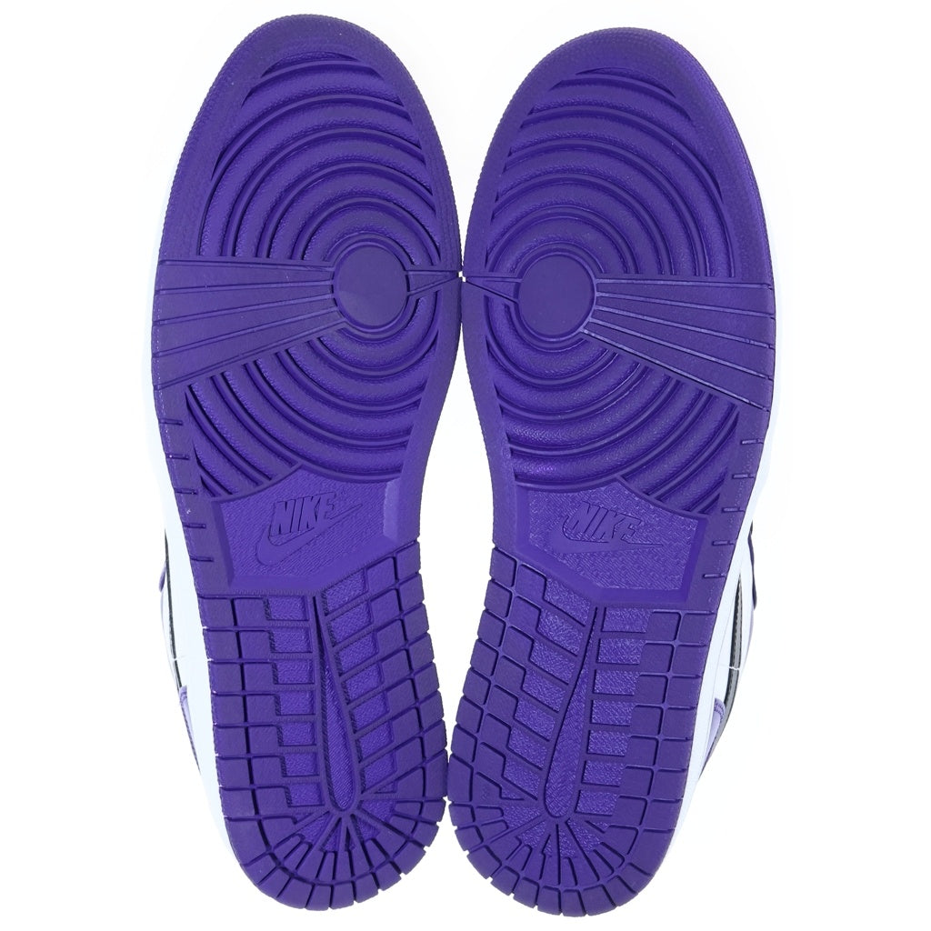 NIKE(ナイキ) AIR JORDAN LOW COURT PURPLE 553558-500 エアジョーダン 1 コートパープル ローカットスニーカー ホワイト/パープル US12/30cm