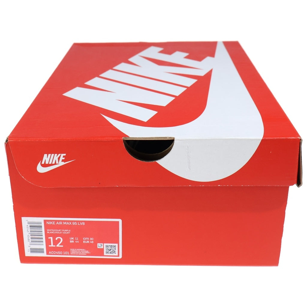 NIKE(ナイキ) AIR MAX 95 GRAPE SNAKESKIN AO2450-101 エアマックス95 グレープ スネークスキン/グレープグラデ ローカットスニーカー ホワイト/グレー US12/30.0cm