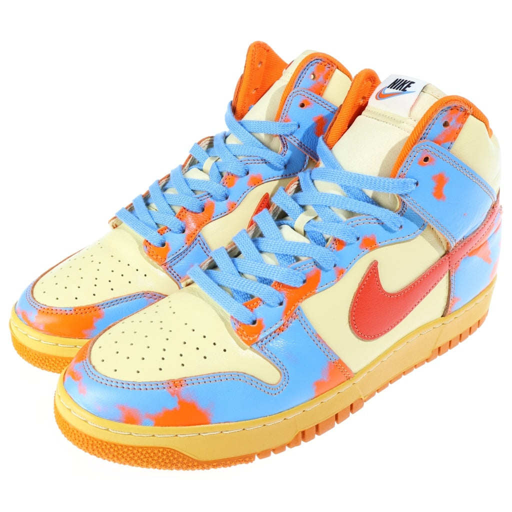 NIKE(ナイキ) DUNK HIGH 1985 SP ORANGE ACID WASH DD9404-800 ダンク オレンジアシッドウォッシュ ハイカットスニーカー オレンジ/ブルー US12/30.0cm