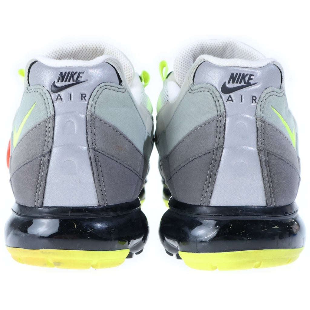 NIKE(ナイキ) AIR VAPORMAX 95 NEON AJ7292-001エアヴェイパーマックス ネオン ローカットスニーカー グレー/イエロー US12/30.0cm AJ7292-001