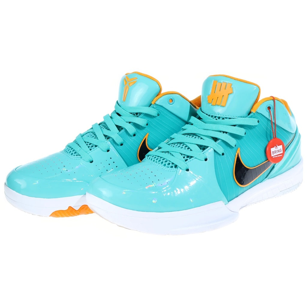 NIKE(ナイキ) ×UNDEFEATED Kobe 4 Protro Hyper Jade アンディフィーテッド コービー4 プロトロ ハイパー ジェイド ブルー/オレンジ US12/30cm CQ3869-300