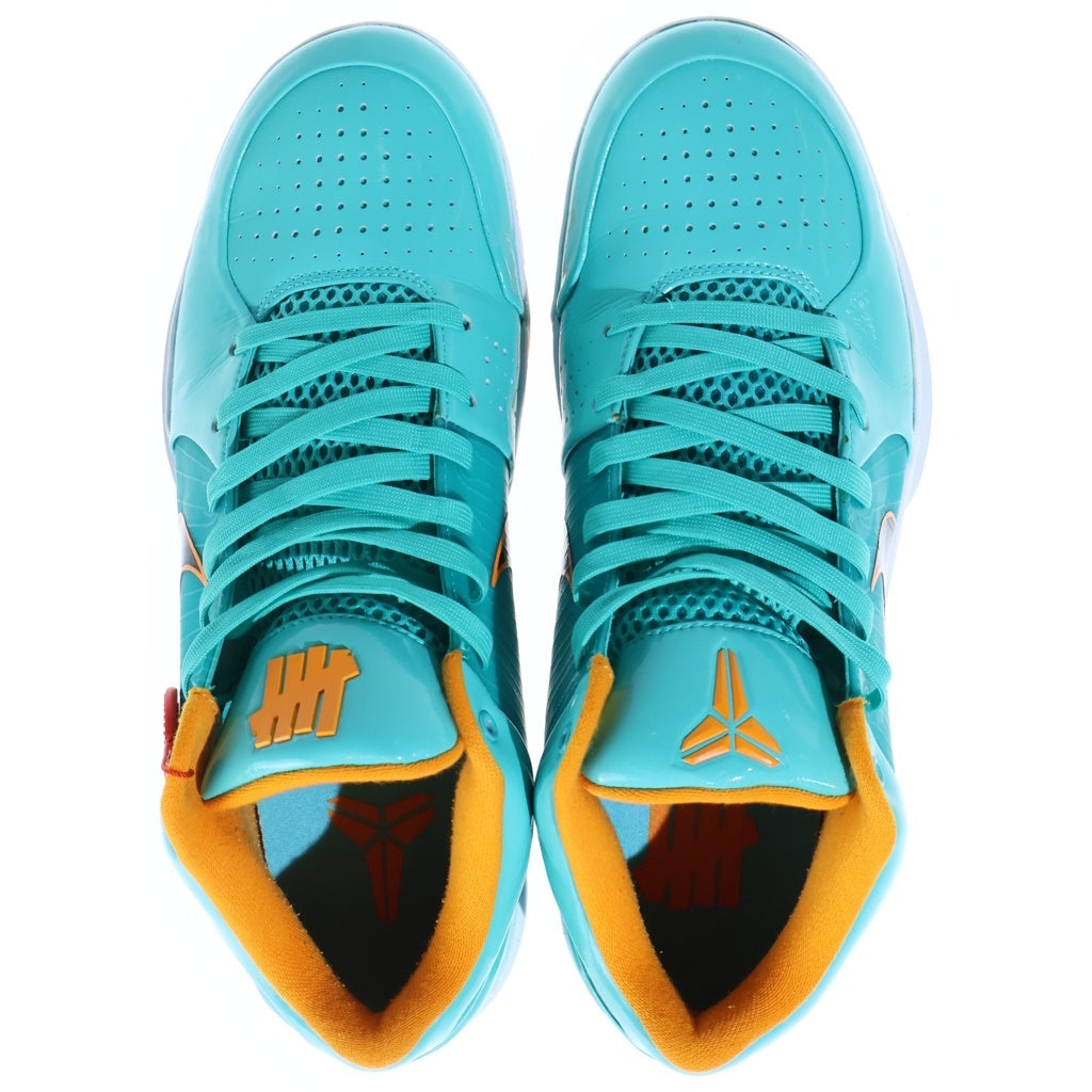 NIKE(ナイキ) ×UNDEFEATED Kobe 4 Protro Hyper Jade アンディフィーテッド コービー4 プロトロ ハイパー ジェイド ブルー/オレンジ US12/30cm CQ3869-300