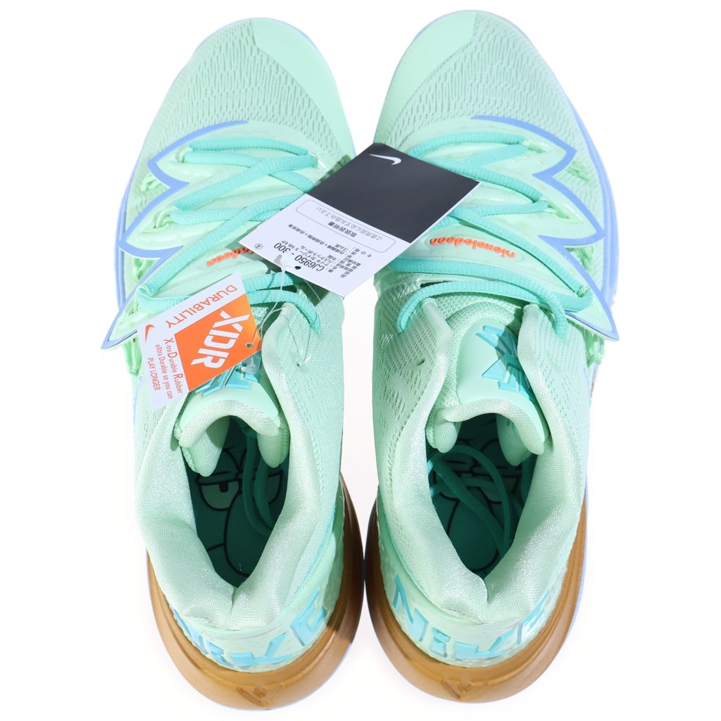 NIKE(ナイキ) ×SpongeBob SquarePants Kyrie 5 SBSP EP スポンジボブ カイリー5 ミドルカットスニーカー グリーン/ブルー US12/30cm CJ6950-300