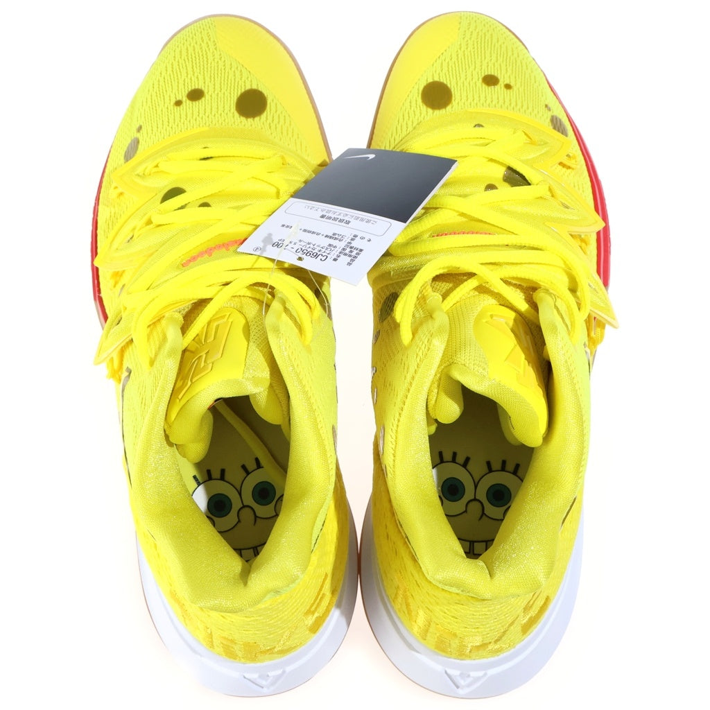 NIKE(ナイキ) ×SpongeBob SquarePants Kyrie 5 SBSP EP スポンジボブ カイリー5 ミドルカットスニーカー イエロー US12/30cm CJ6950-700