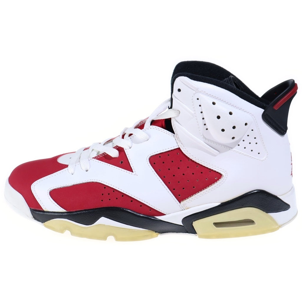NIKE(ナイキ) 【観賞用】2008年製 AIR JORDAN 6 COLLEZIONE CARMIN エアジョーダン6カーマインハイカットスニーカー ホワイト/レッド US12/30.0cm 322719-161