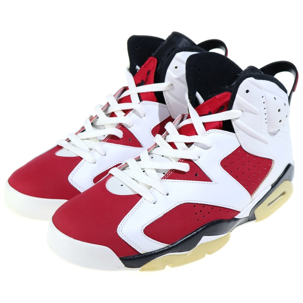 NIKE(ナイキ) 【観賞用】2008年製 AIR JORDAN 6 COLLEZIONE CARMIN エアジョーダン6カーマインハイカットスニーカー ホワイト/レッド US12/30.0cm 322719-161