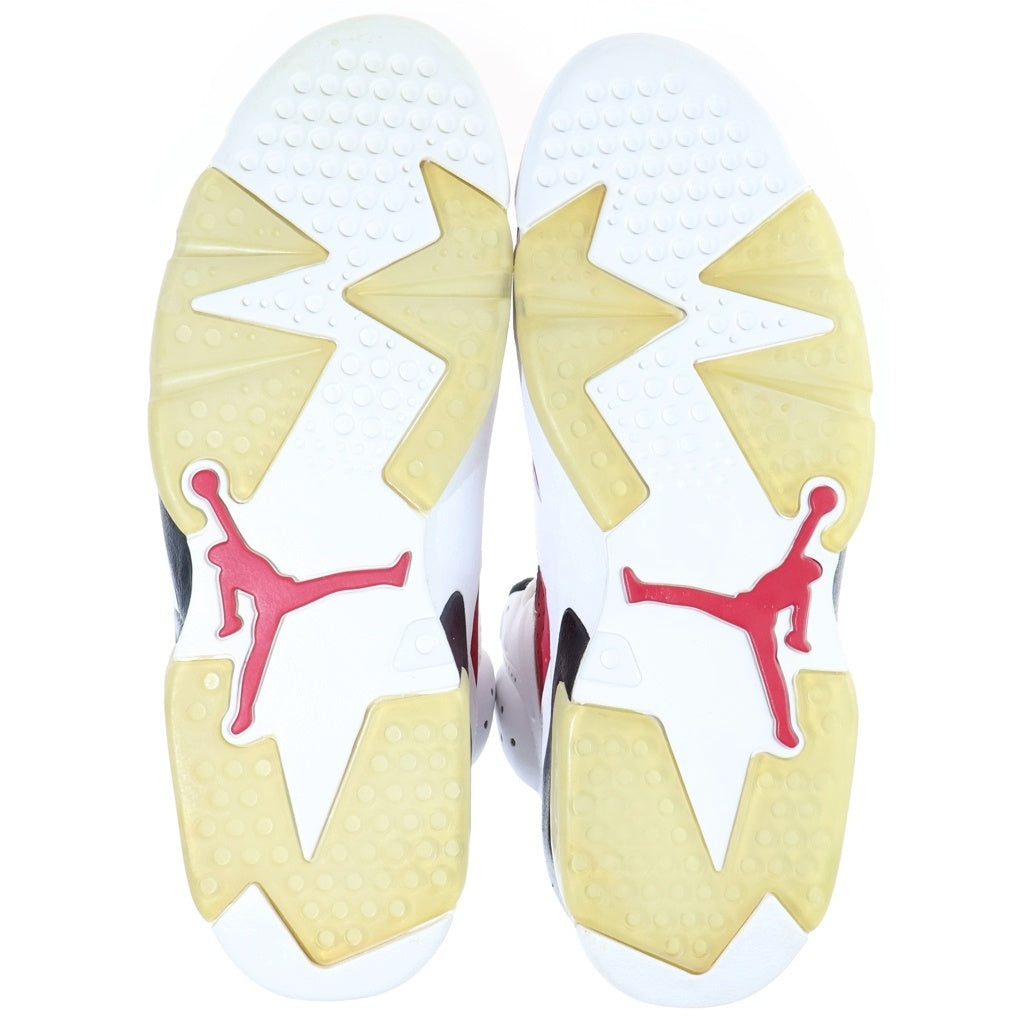 NIKE(ナイキ) 【観賞用】2008年製 AIR JORDAN 6 COLLEZIONE CARMIN エアジョーダン6カーマインハイカットスニーカー ホワイト/レッド US12/30.0cm 322719-161