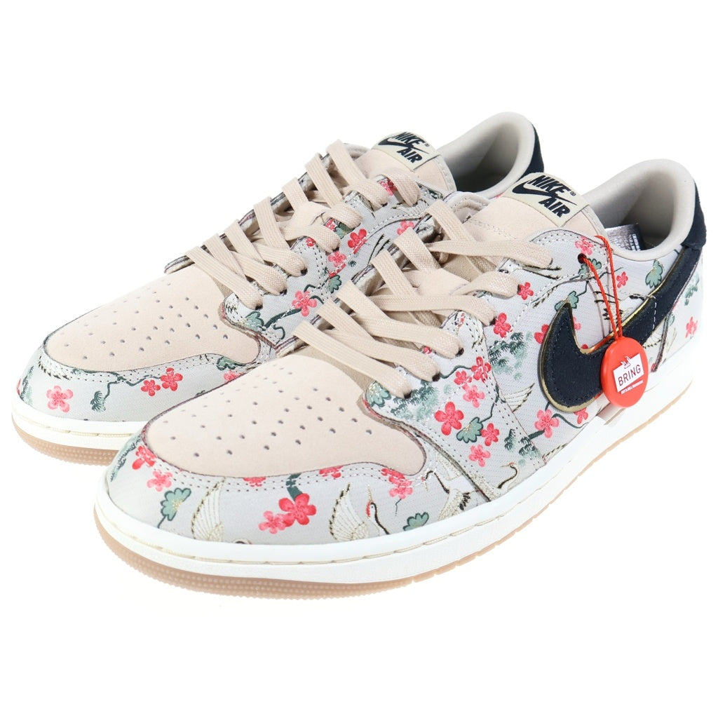 NIKE(ナイキ) × RUI HACIMURA AIR JORDAN RETRO LOW OG エアジョーダン 1 八村 塁 ローカットスニーカー ベージュ US12/30.0cm HV8293-100