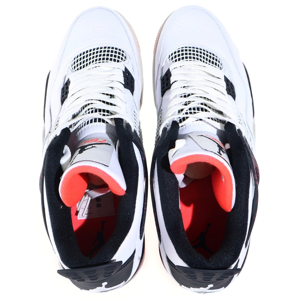 NIKE(ナイキ) AIR JORDAN 4 RETRO FLIGHT NOSTALGIA 308497-116 エアジョーダン4 レトロ フライトノスタルジー ミッドカットスニーカー ホワイト US12/30.0cm