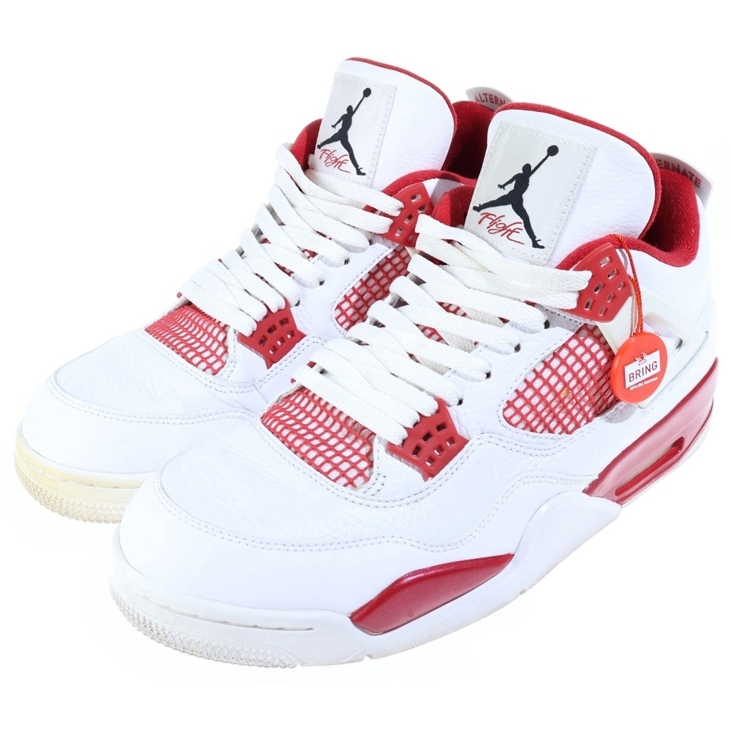 NIKE(ナイキ) AIR JORDAN 4 RETRO ALTERNATE 89 エアジョーダン4 レトロ オルタネイト89 ミッドカットスニーカー ホワイト US12/30.0cm 308497-106