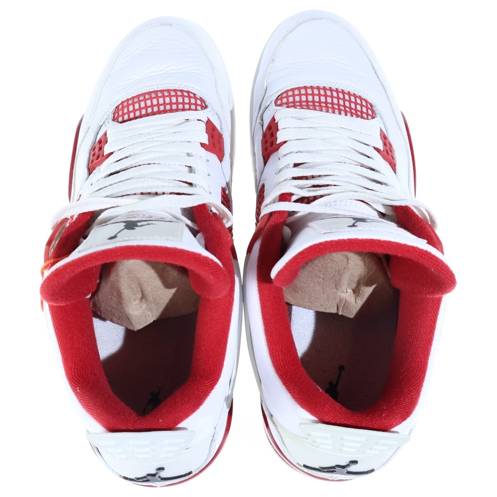NIKE(ナイキ) AIR JORDAN 4 RETRO ALTERNATE 89 エアジョーダン4 レトロ オルタネイト89 ミッドカットスニーカー ホワイト US12/30.0cm 308497-106