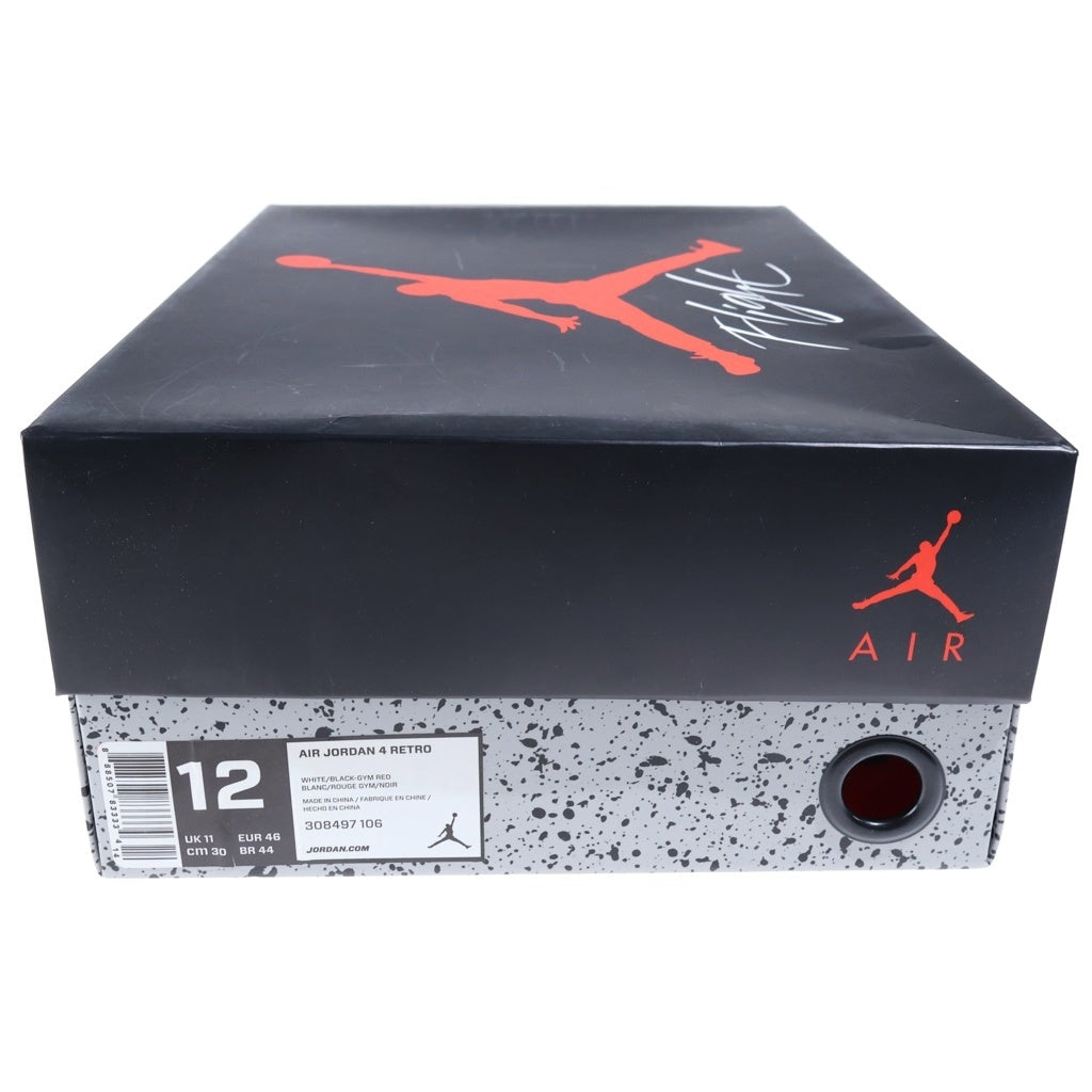 NIKE(ナイキ) AIR JORDAN 4 RETRO ALTERNATE 89 エアジョーダン4 レトロ オルタネイト89 ミッドカットスニーカー ホワイト US12/30.0cm 308497-106