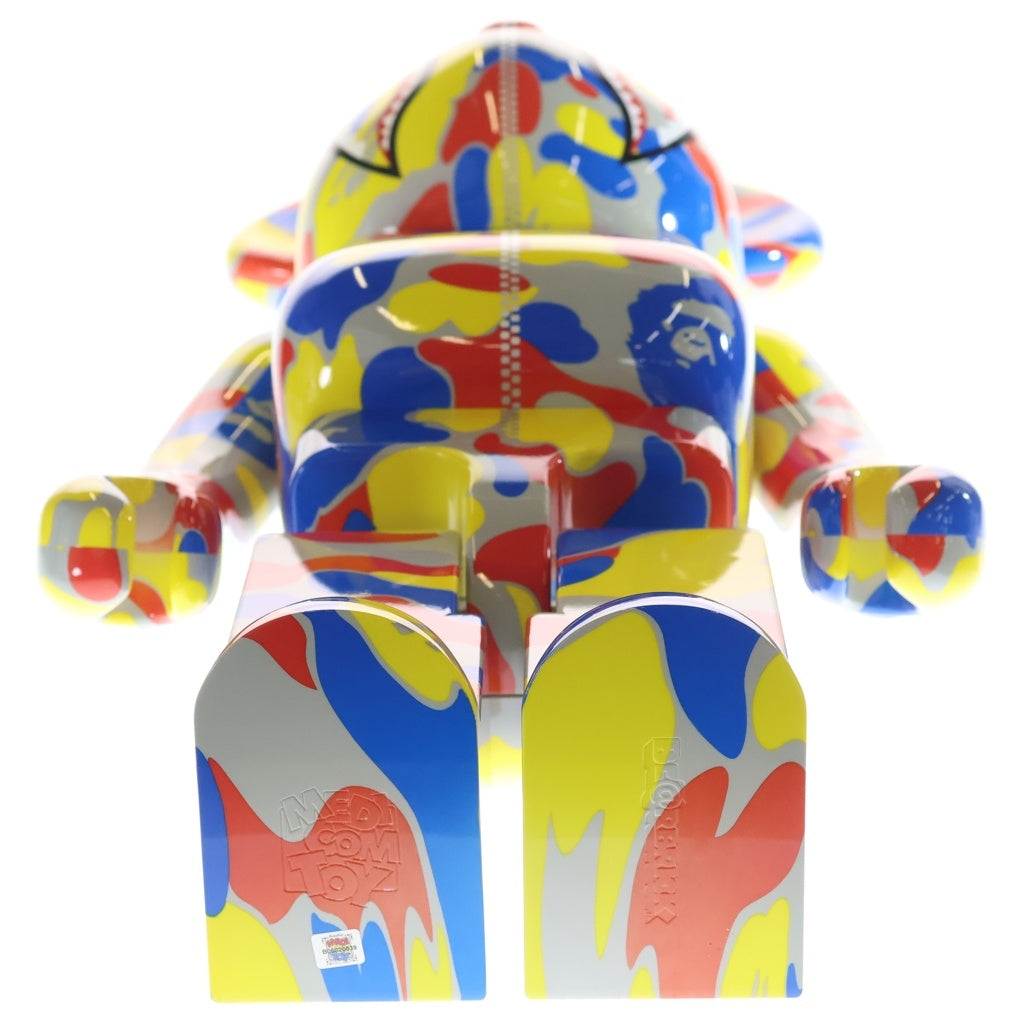 BE@RBRICK(ベアブリック) × A BATHING APE 1000% 30TH ANNIVESARY SHARK HOODIE 30周年 シャーク フーディー ベアブリック フィギュア 人形 インテリア マルチカラー