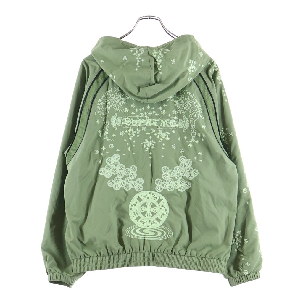 SUPREME(シュプリーム) 22SS×AOI Glow-in-the-Dark Track Jacket 葵産業 アオイ グロウ イン ザ ダーク ジップアップ トラックジャケット カーキ