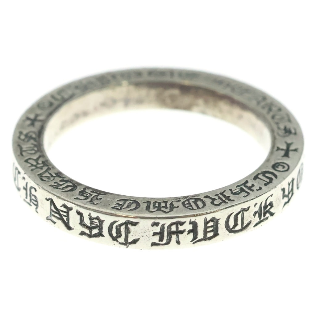 CHROME HEARTS(クロムハーツ) 3mm SPACER FUCKYOU NYC限定 3mmスペーサーファックユーリング シルバー BCA333