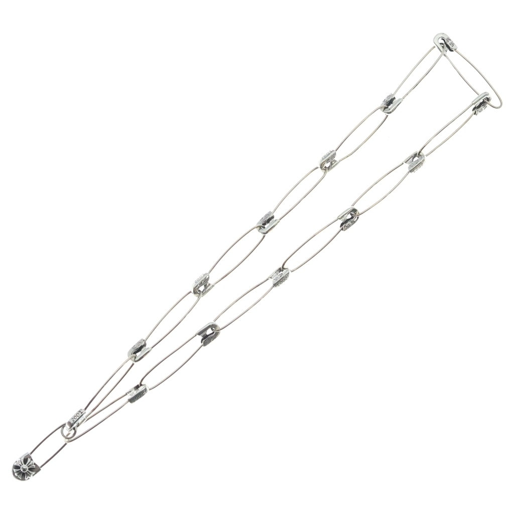 CHROME HEARTS(クロムハーツ) SAFETY PIN NECKLACE セーフティーピン ネックレス シルバー 14LINK