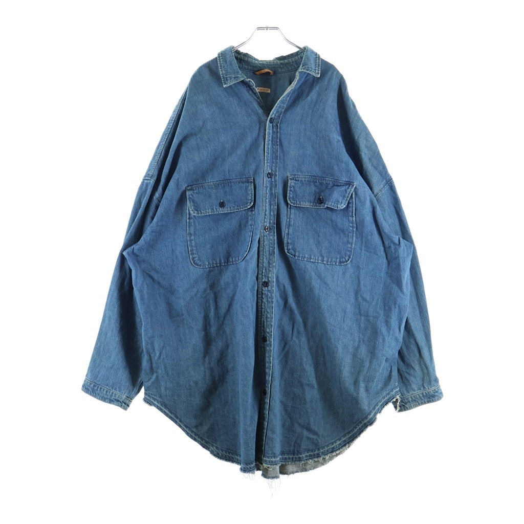 KAPITAL(キャピタル) 17AW 11.5ozデニム 長袖 CPOスラッピーシャツ インディゴK1708LS009 K1708LS009