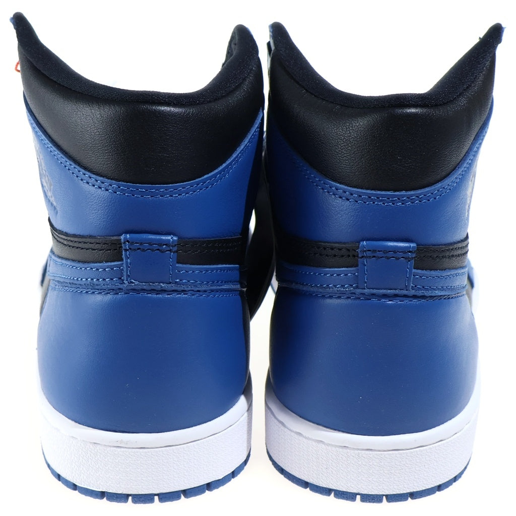 NIKE(ナイキ) AIR JORDAN 1 RETRO HIGH OG DARK MARINA BLUE エアジョーダン1 レトロ ダークマリーナブルー ハイカットスニーカーブラック/ブルー US10.5/28.5cm 555088-404