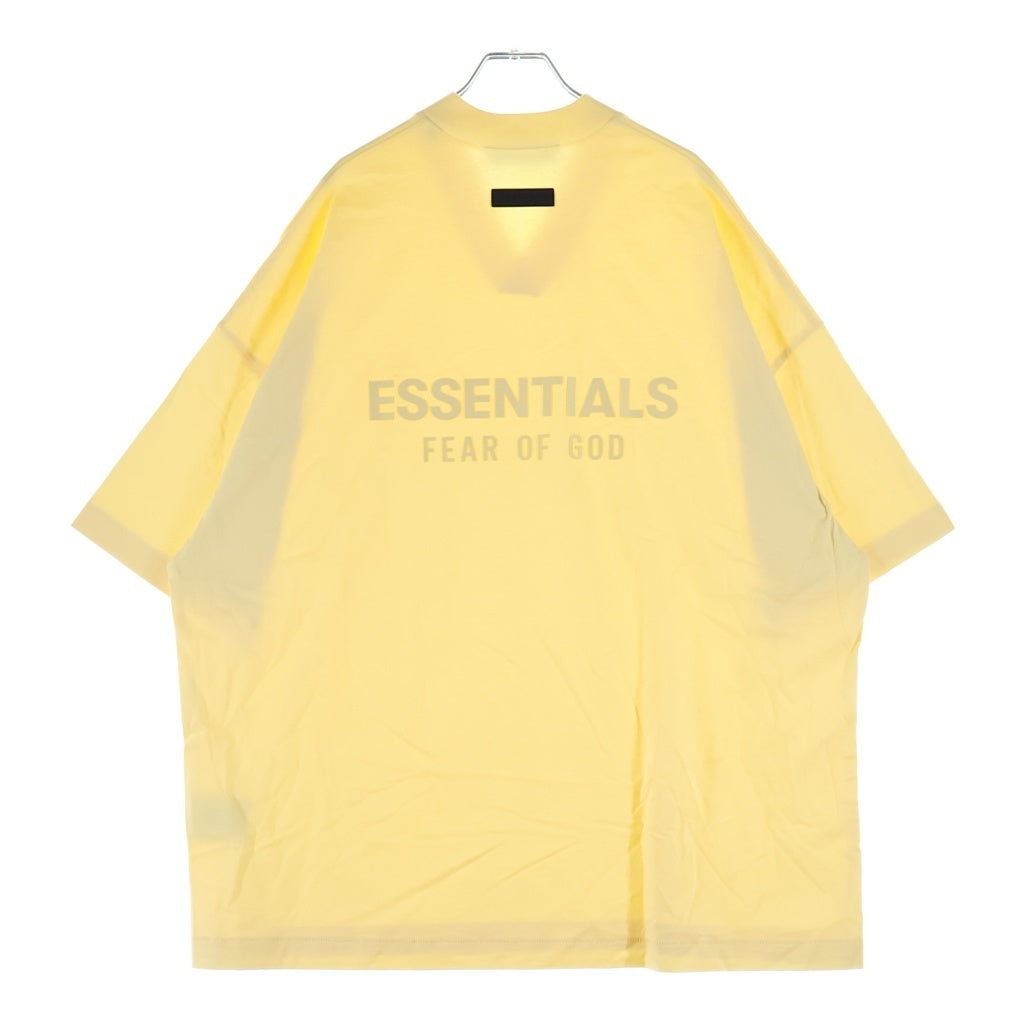 FEAR OF GOD ESSENTIALS(フィアオブゴッド エッセンシャルズ) Vネック バックロゴ 半袖Tシャツ カットソー イエロー