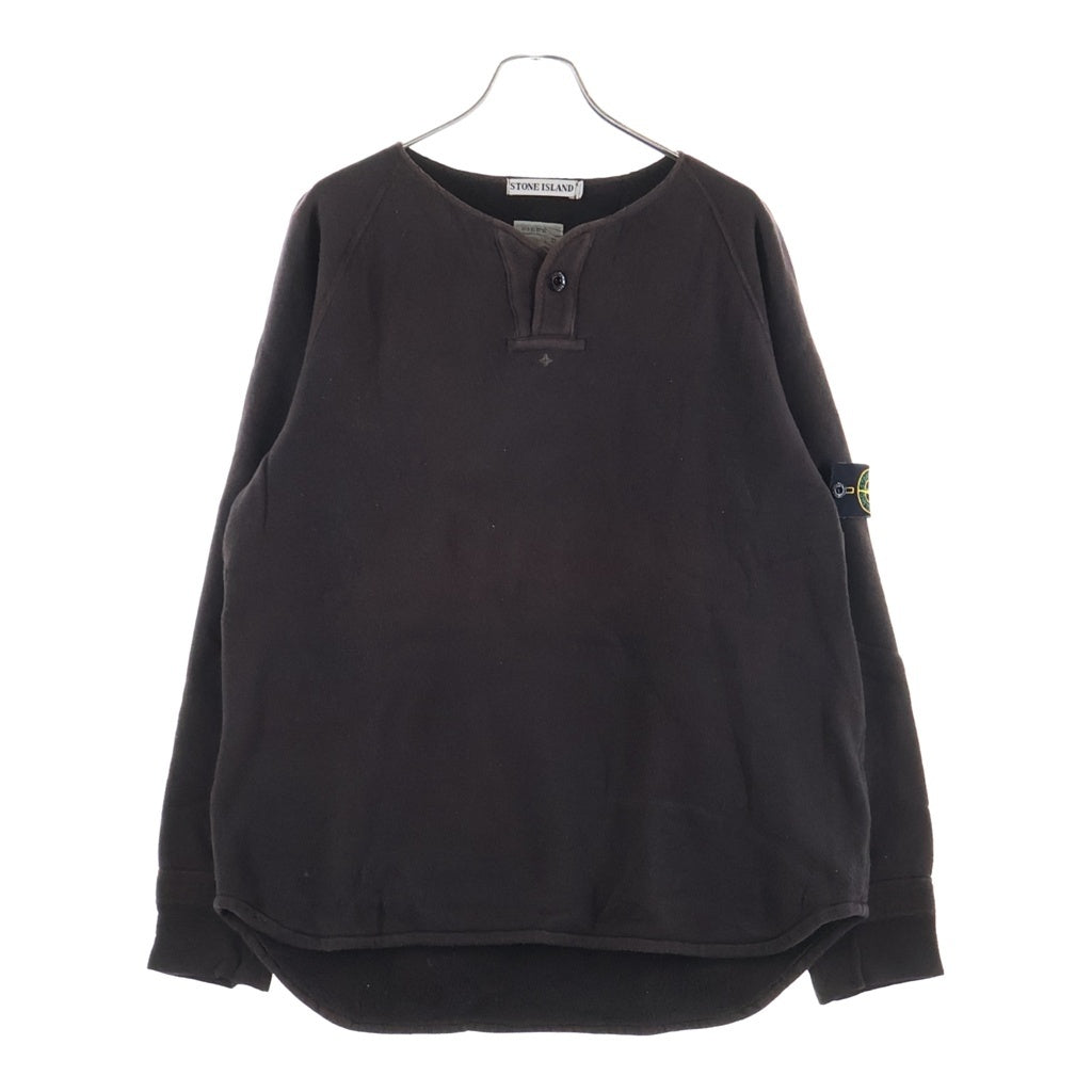 STONE ISLAND(ストーンアイランド) 99AW SPORTSWEAR COMPANY S.P.A社製 Logo Sweatshirts ロゴワッペン スウェットトレーナー カーキ 31156754