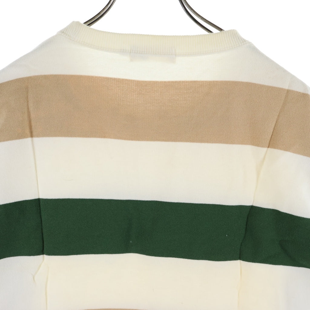 A BATHING APE(アベイシングエイプ) 90s 初期 クルーネック ボーダー 長袖Tシャツ カットソー マルチカラー