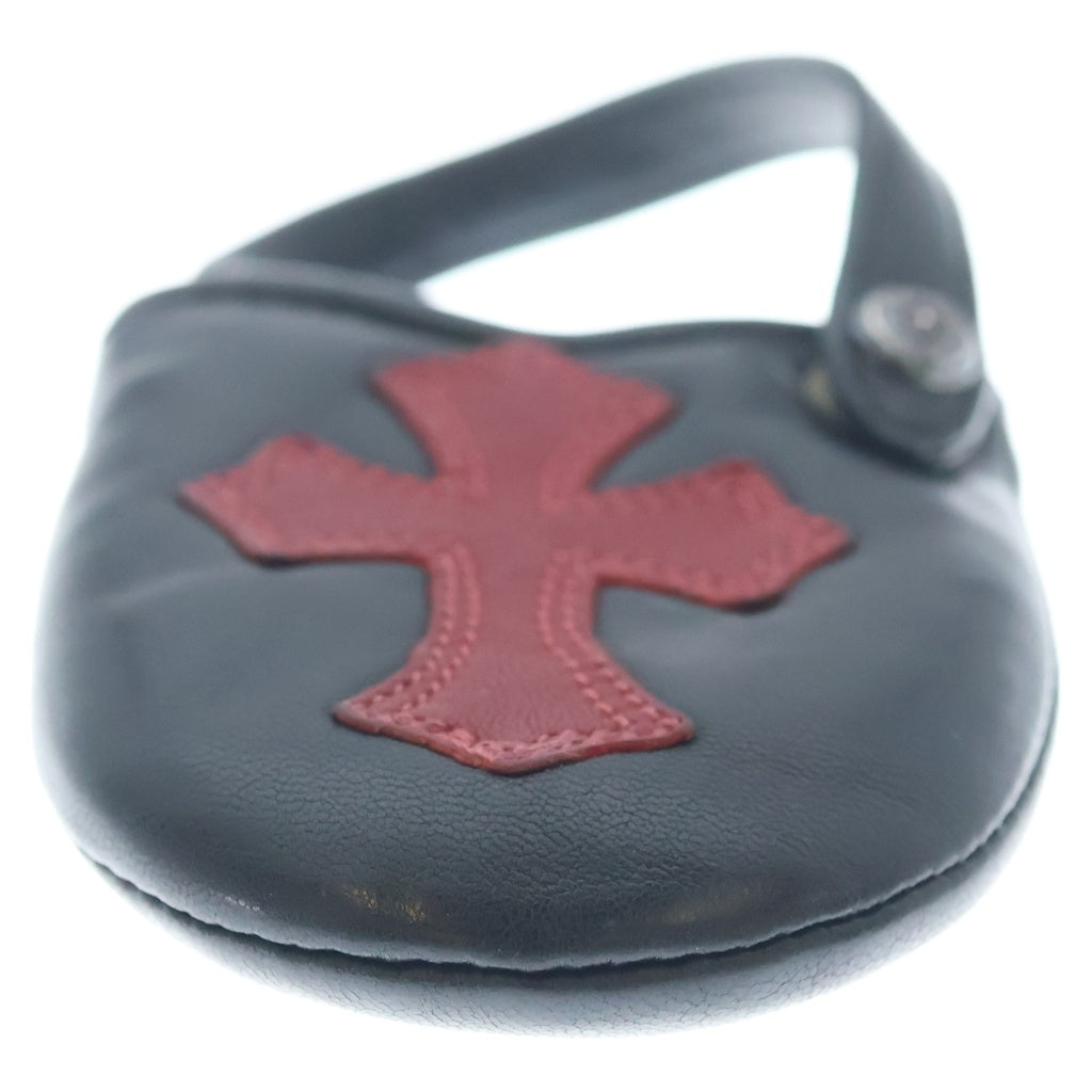 CHROME HEARTS(クロムハーツ) Zippo Patch Sling Pouch クロスパッチ ジッポポーチ ブラック/レッド