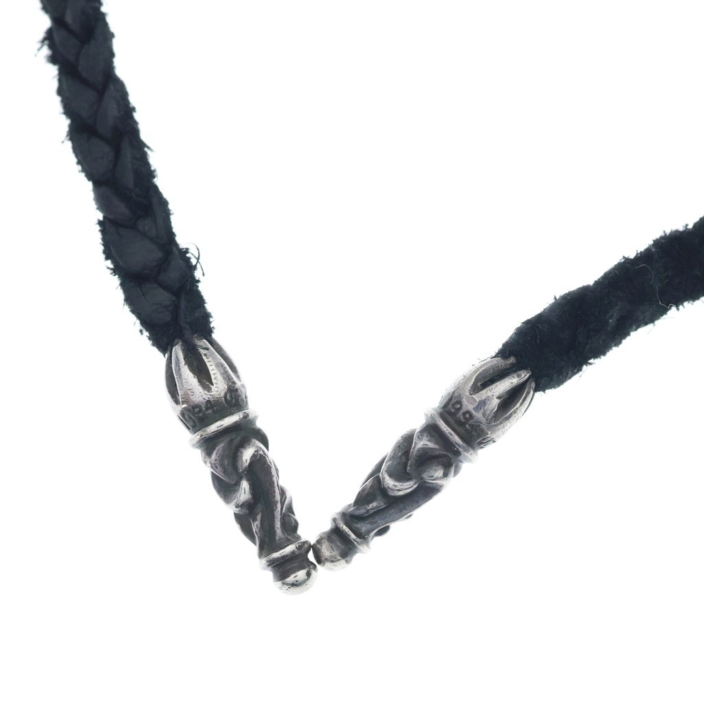 CHROME HEARTS(クロムハーツ) CELTIC WHISTLE PENDANT ケルティック ホイッスルレザーペンダント シルバー/ブラック