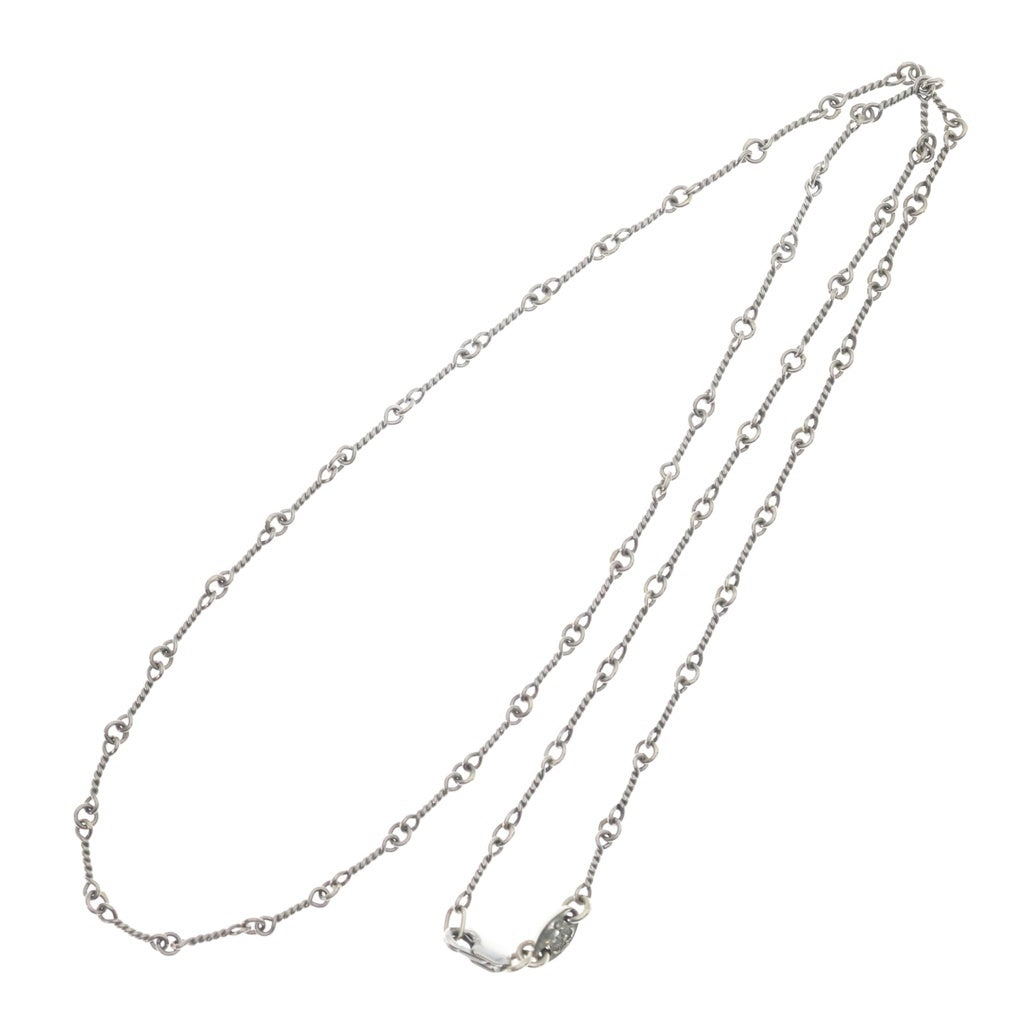 CHROME HEARTS(クロムハーツ) 18KWG NECKCHAIN T20 ツイストチェーンネックレス 20inch ホワイトゴールド BCA003