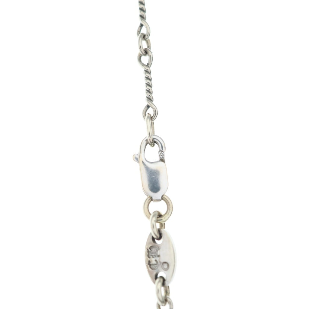 CHROME HEARTS(クロムハーツ) 18KWG NECKCHAIN T20 ツイストチェーンネックレス 20inch ホワイトゴールド BCA003