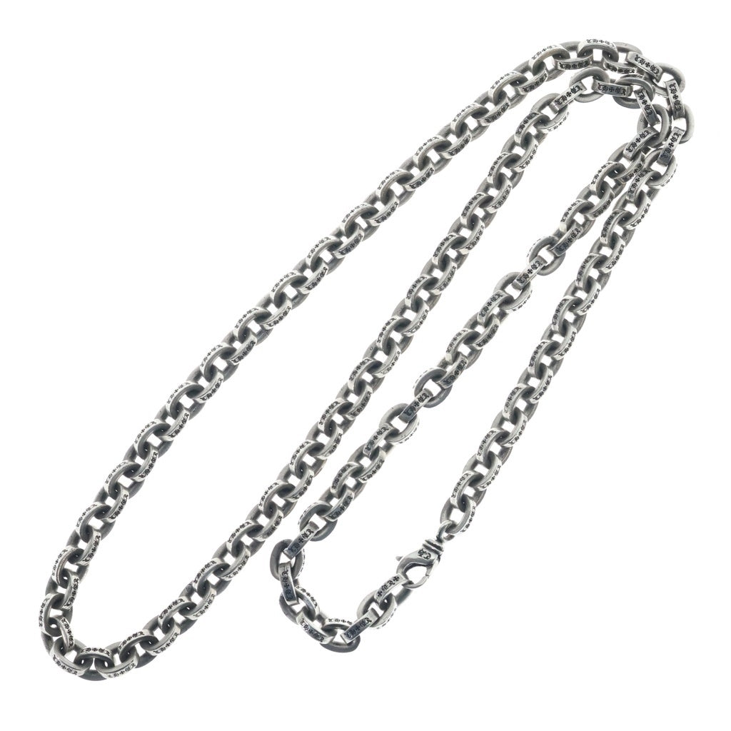 CHROME HEARTS(クロムハーツ) PAPER CHAIN LRG ラージペーパーチェーン シルバーネックレス 30インチ