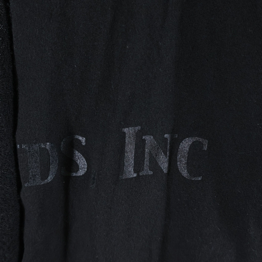 RAF SIMONS(ラフシモンズ) 03SS ARCHIVE NEW KIDS INC アーカイブ フロントカットデザイン ノージップフーディー パーカー ブラック