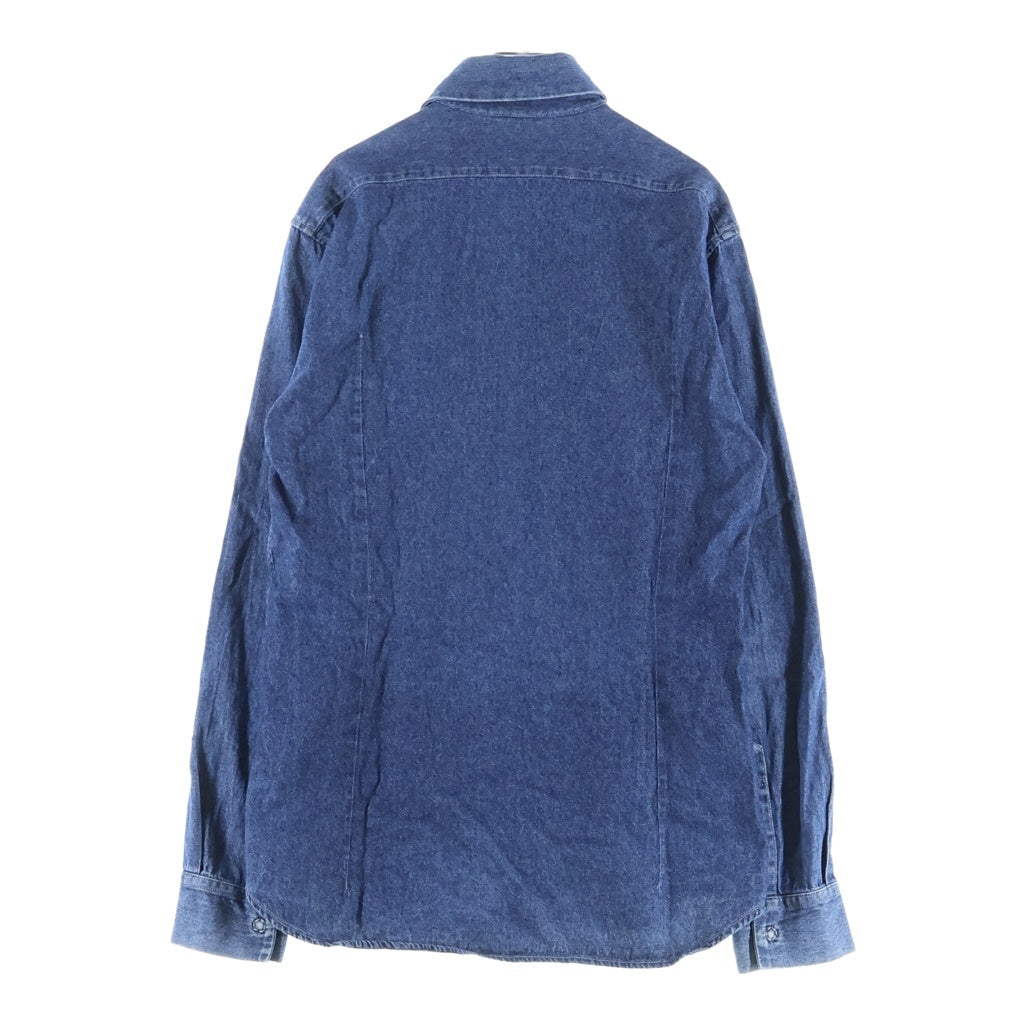 ANN DEMEULEMEESTER(アンドゥムルメステール) ARCHIVE DENIM SHIRT アーカイブ デニム長袖シャツ インディゴ