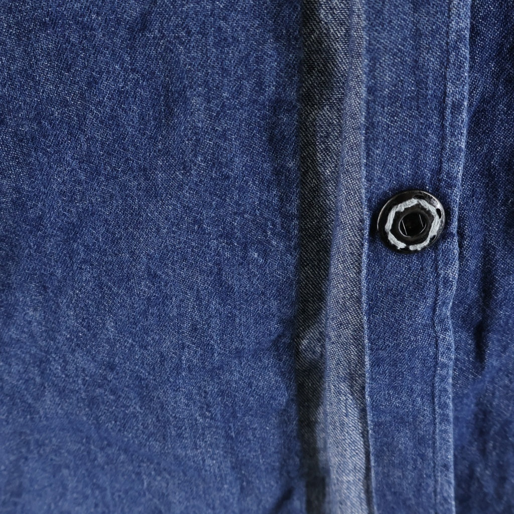 ANN DEMEULEMEESTER(アンドゥムルメステール) ARCHIVE DENIM SHIRT アーカイブ デニム長袖シャツ インディゴ