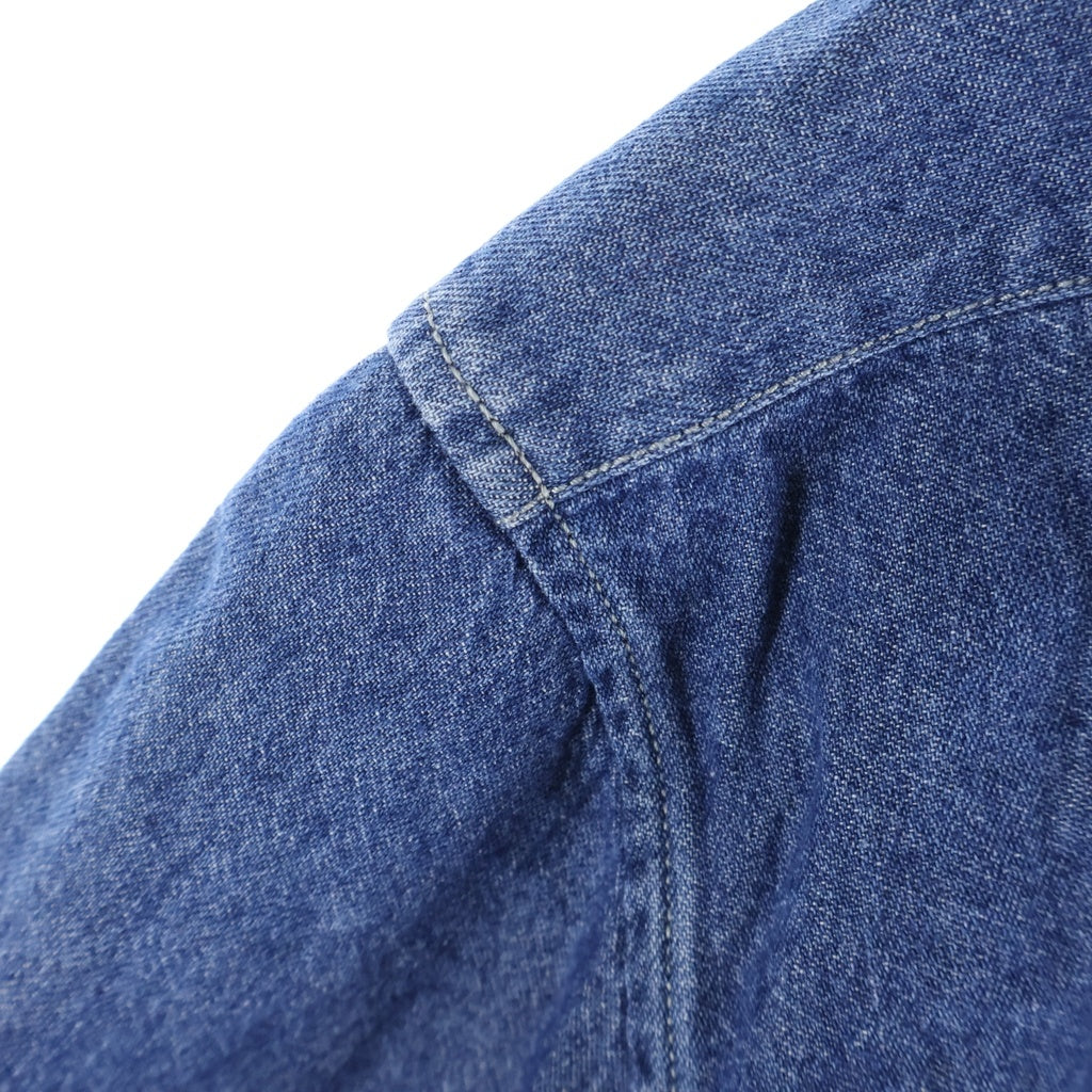 ANN DEMEULEMEESTER(アンドゥムルメステール) ARCHIVE DENIM SHIRT アーカイブ デニム長袖シャツ インディゴ