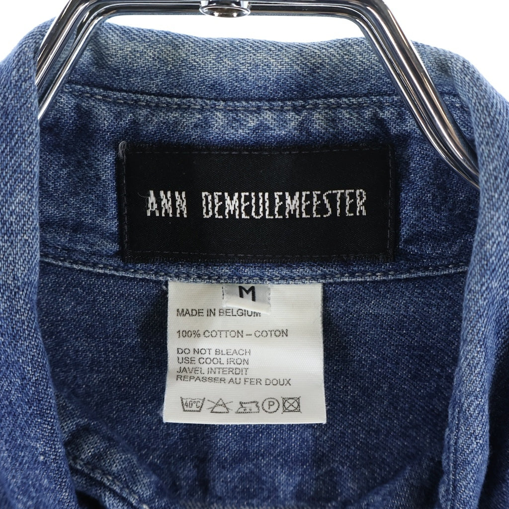 ANN DEMEULEMEESTER(アンドゥムルメステール) ARCHIVE DENIM SHIRT アーカイブ デニム長袖シャツ インディゴ