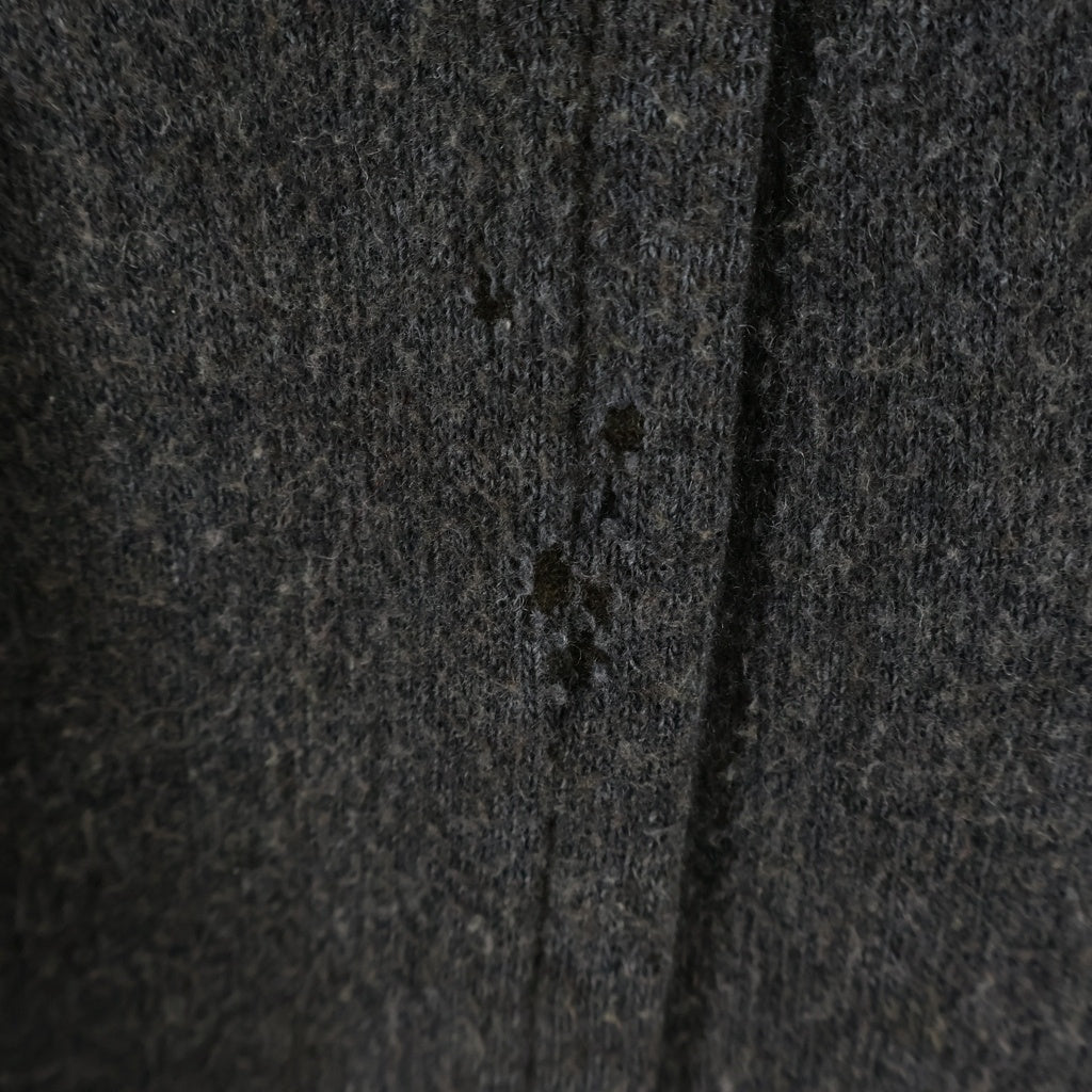 ANN DEMEULEMEESTER(アンドゥムルメステール) 4ポケット ショルダー素材切替 ウールジャケット グレー