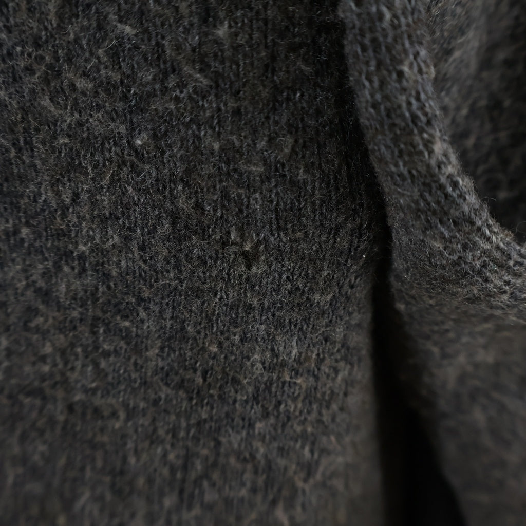 ANN DEMEULEMEESTER(アンドゥムルメステール) 4ポケット ショルダー素材切替 ウールジャケット グレー