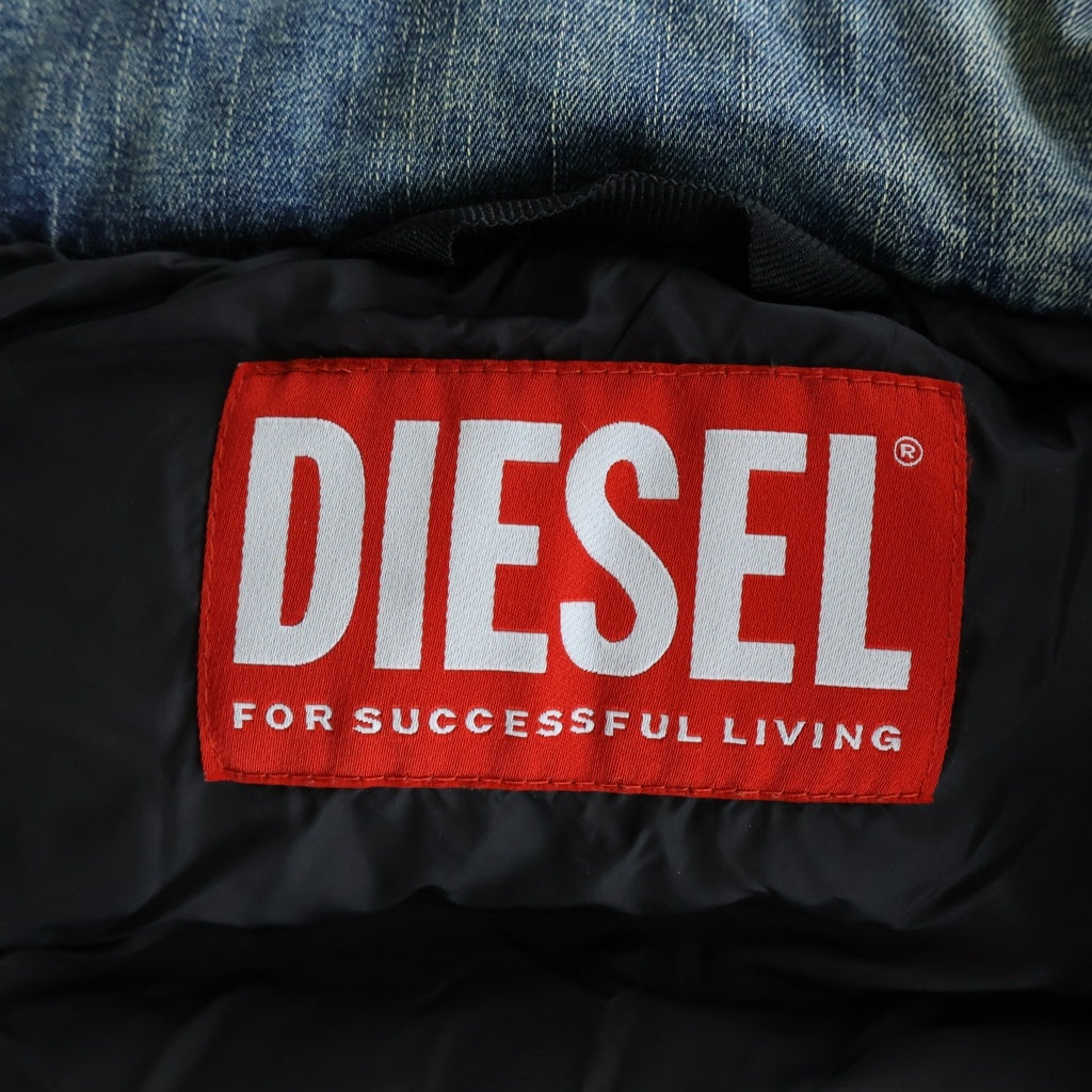 DIESEL(ディーゼル) 25AW Puffer Down Jacket パファーダウンジャケット インディゴ JWMONSSL レディース