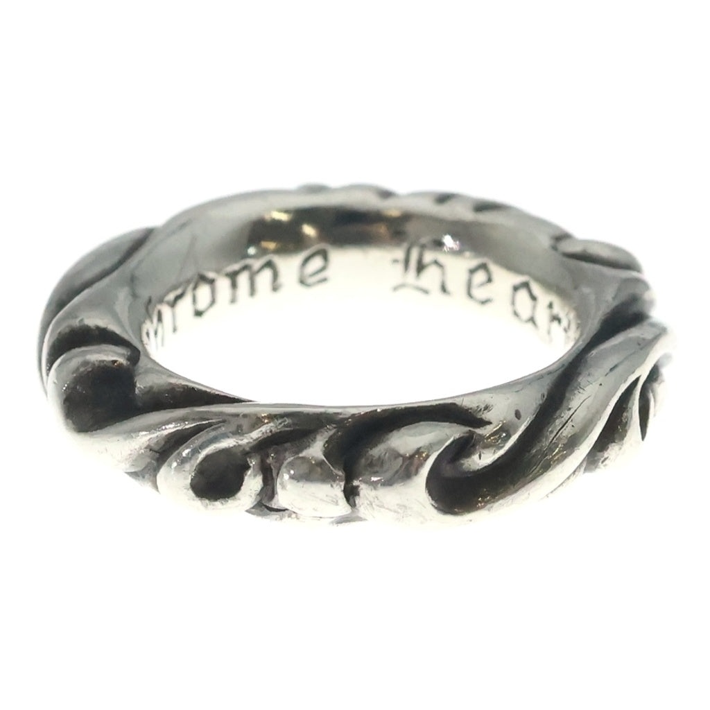 CHROME HEARTS(クロムハーツ) SCRL BAND スクロールバンド リング シルバー BCA351