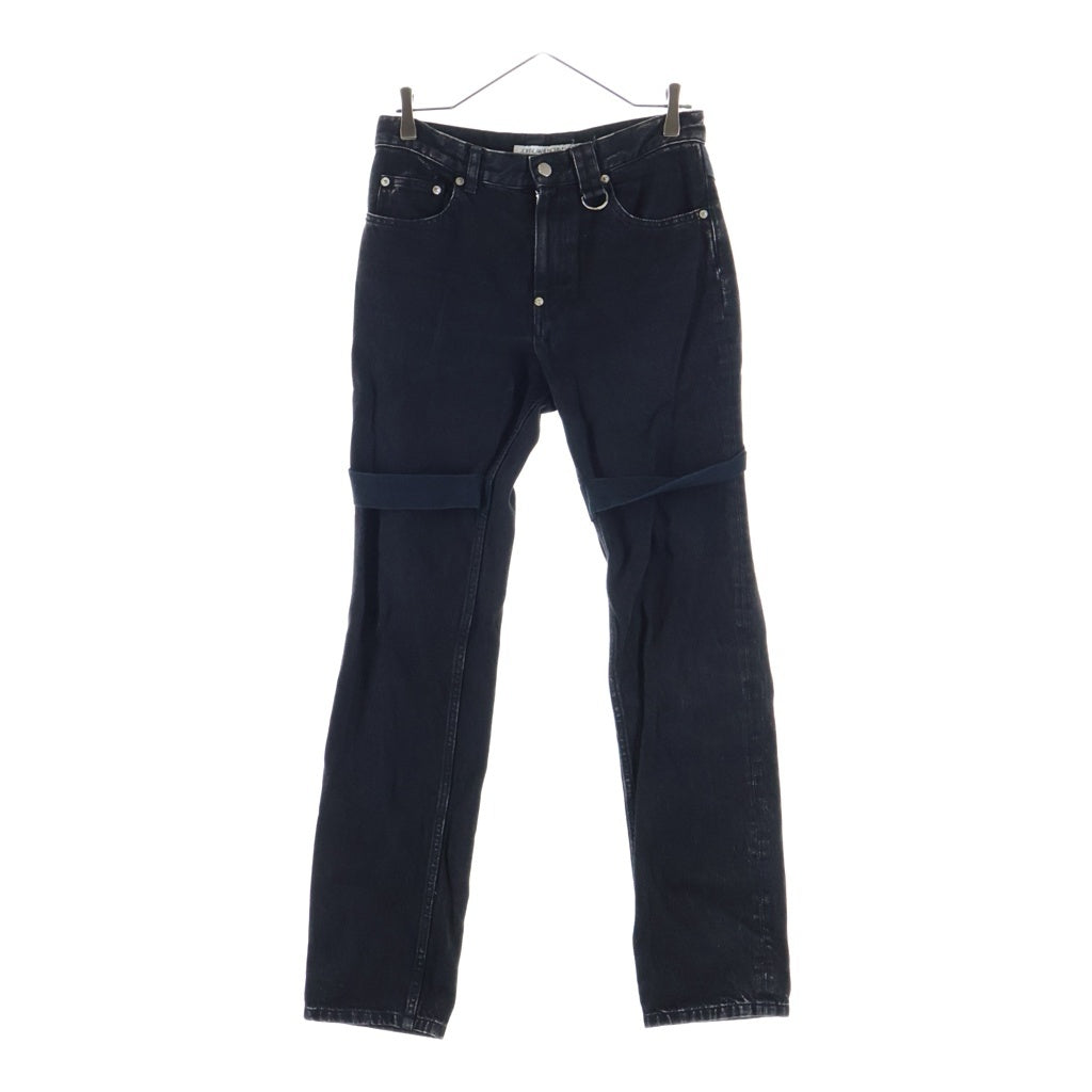 JOHN LAWRENCE SULLIVAN(ジョンローレンスサリバン) STRAP DENIM PANTS ストラップ デニムパンツ ブラック 2B013-0321-28